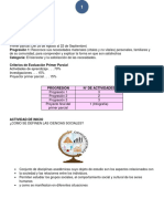 Ciencias Sociales I Primer Parcial