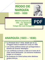 Período de Anarquía (1823 - 1830) Historia de Chile