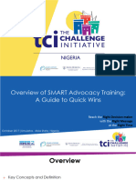 Overview of SMART Advocacy Training A Guide To Quick Wins and The 9 Steps