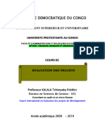 Syllabus Evaluation Des Projets UPC