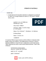 15epme011 Strength of Materials