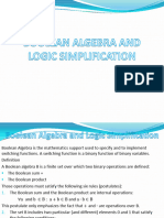 Boolen Algebra and Logic Simplification Lecture Notes