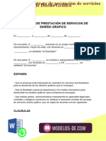 Modelo de Contrato de Diseño Gráfico