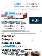 Avanza en Cofepris Permisos para Comercializar Vacuna Contra Covid-19 en México - AMLO - Noticias de México - EL IMPARCIAL