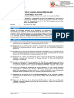 Informe de Saneamiento de Municipalidad