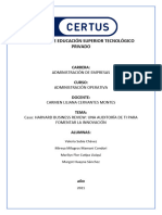 ACTIVIDAD SEMANA 12 - Caso: HARVARD BUSINESS REVIEW: UNA AUDITORÍA DE TI PARA FOMENTAR LA INNOVACIÓN - Certus