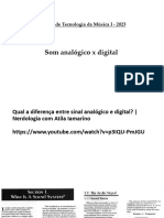 1 Aula de Tecnologia Da Música I - 2023