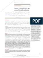 A Randomized Trial of Rosuvastatin in The Prevention of Venous Thromboembolism