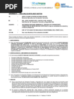 Informe #Falta - 2023 - Autorizacion Mercancias Especiales, Residuos Peligrosos - Tecnologia Ecosostenible Del Peru E.I.R.L.