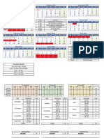 Calendário Excel