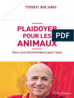 Ebook Matthieu Ricard - Plaidoyer Pour Les Animaux Vers Une Bienveillance Pour Tous