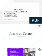 Aditivos: Análisis Y Control de Calidad en La Industria Alimentaria