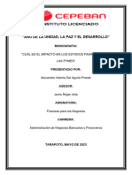 Monografia Finanzas para Los Negocios - Valeria