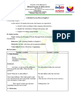 COT 1 A Detailed Lesson Plan in ENGLISH 4