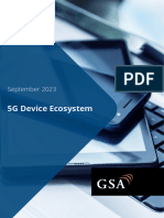 GSA 5G Device Ecosystem Summary Report September 2023