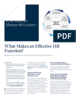 Effective HR Function