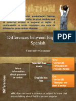 Differences Between English and Spanish