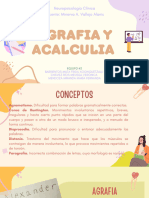 Agrafia y Acalculia