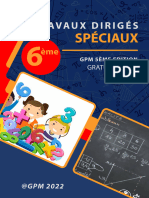 GPM E5 Travaux Diriges Speciaux 6ième