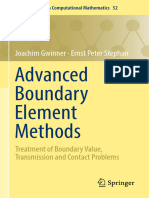 Advanced Boundary Element Methods: Joachim Gwinner Ernst Peter Stephan