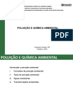 Aula 01 - Introdução A Poluição Ambiental