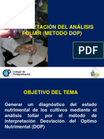 Tema 6. Interpretacion Del Analisis Foliar (Metodo Dop)