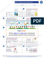 Worksheet Science Grade 7 Mixtures Solutions and Compounds 1 0