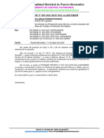 Informe N°039-2021 - Solicito Emision de Resolucion para Dar Vde Alta Bienes Donados Por El Mtpe