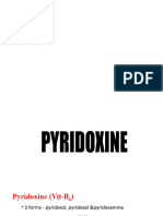 Pyridoxine and Pantothenic Acid