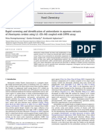 Rapid Screening and Identification of Antioxidants in Aqueous Ex - 2009 - Food C