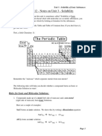 Dokumen - Tips Chemistry 12 Unit 3 Solubility of Ionic Substances 12 Unit 3 Solubility