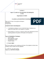 3-Substitution Techniques