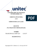 Ejercicio en Clases de Gerencia Financiera Frank Arévalo 11243137