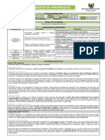 Modelo de Sesión de Aprendizaje - HGE