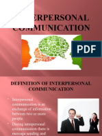 Interpersonal Communication