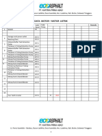 Data Motor Motor Listrik