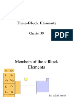 The S-Block Elements