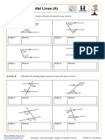 Cazoom Maths. Lines and Angles. Angles On Parallel Lines (A)