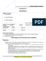 Prueba Parcial 1 - Resistencia - Secciòn 1