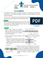 Biologia Celular Transporte A Traves de La Membrana