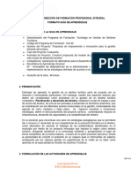 Proceso Dirección de Formación Profesional Integral Formato Guía de Aprendizaje