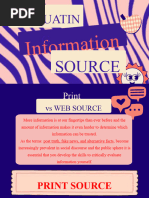 Evaluating Information Sources