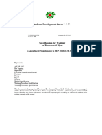 SP-1167-Specification For Welding On Pressurised Pipes