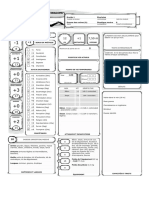 Feuille de Personnage Dungeons & Dragons - D&D 5