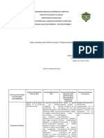 Cuadro Comparativo de Los Programas de Venezuela