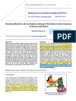 Reseña Histórica de La Exploración Por Petróleo en Las Cuencas Costeras Del Perú (LL)