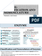 Enzyme Classification and Nomenclature (Jasmin)