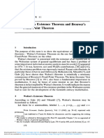 Uzawa - Walras's Existence Theorem and Brower's Fixed Point Theorem Paper