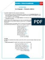 Teoría Cómputo Silábico. Ficha de SM, Teoría en 3 Hojas