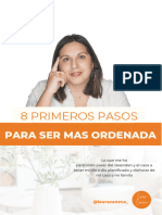 8 Primeros Pasos para Ser Ordenada